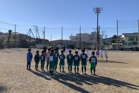 2022.02.27　２・３・４（５）年生　練習試合　【奇数本チーム】（勝）２－０、【偶数本チーム】（勝）２－０　vs　上溝ＦＣ　Ｕ－１０（相模原市）