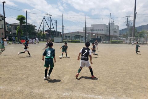 2022.06.04　（５）６年生　Ｕ－１２練習試合　〇奇数本チーム／（勝）１２－２　〇（分け）２－２　vs　ＣＤＹ.ＥＳＣＯＬＡ（山梨県）