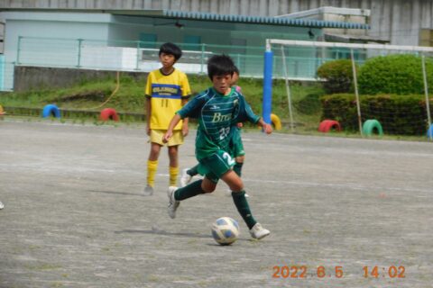 2022.06.05　（５）６年生　Ｕ－１２練習試合　（勝）１５－１　vs　ＯＳジュニア（相模原市）